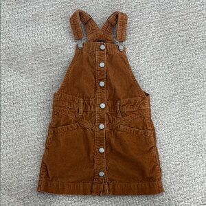 GAP Kids Tan Corduroy Overalls